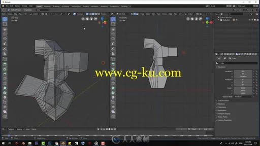 Blender中3D技术与2D数字绘画结合工作流程视频教程的图片1