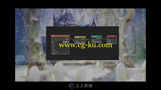 Blender中3D技术与2D数字绘画结合工作流程视频教程的图片2