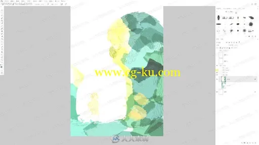 大鱼海棠原画师PS水彩插画创作技巧公开课视频教程的图片2