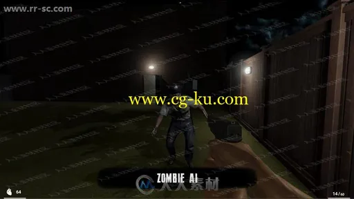 第一视角恐怖逃亡角色游戏整体项目Unity游戏素材资源的图片1