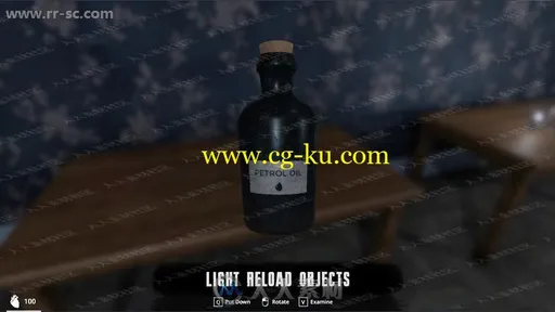 第一视角恐怖逃亡角色游戏整体项目Unity游戏素材资源的图片2