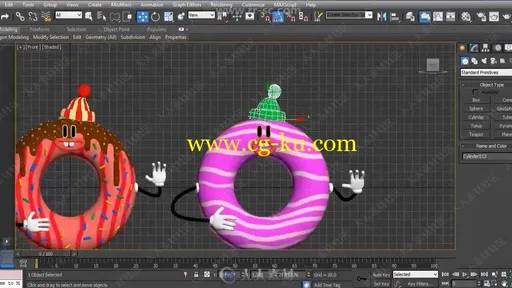 3D卡通角色从概念建模数字雕刻到插画制作视频教程的图片2