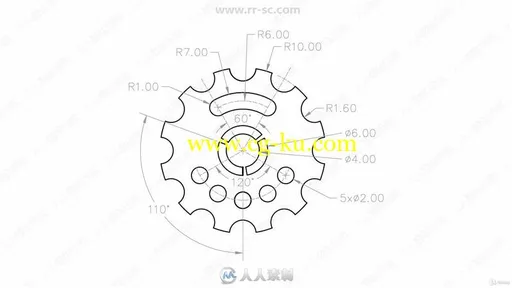 AutoCAD中2D与3D绘制图制实例训练视频教程的图片2