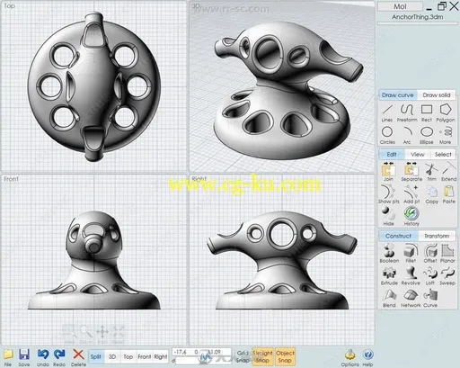 Moi3D三维建模软件V3.0 Beta版的图片1