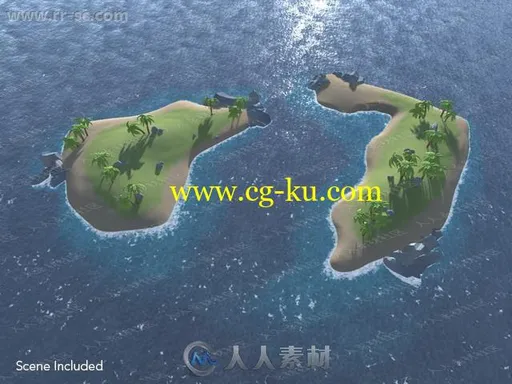 峡谷山川河流水渲染着色器Unity游戏素材资源的图片1