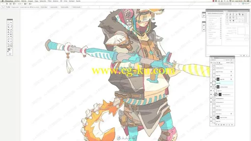 超赞国外大神Sergi Brosa角色绘画PS视频教程的图片2