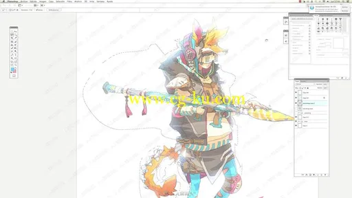 超赞国外大神Sergi Brosa角色绘画PS视频教程的图片3