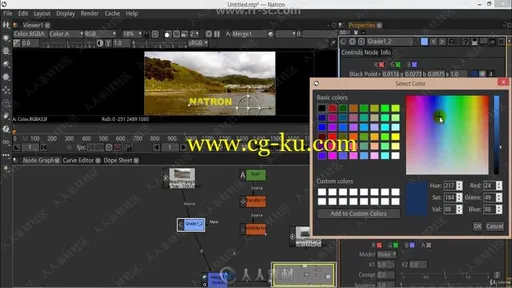 Natron影视后期合成技术基础训练视频教程的图片2