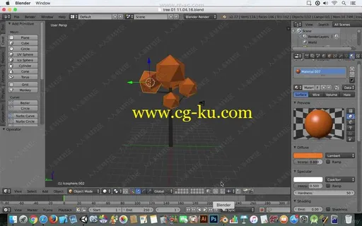 Unity与Blender制作低模秋季树林场景视频教程的图片2