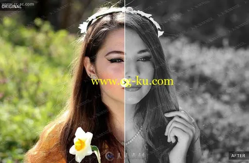 50组明媚阳光花朵人像清新艺术色调Lightroom预设的图片2