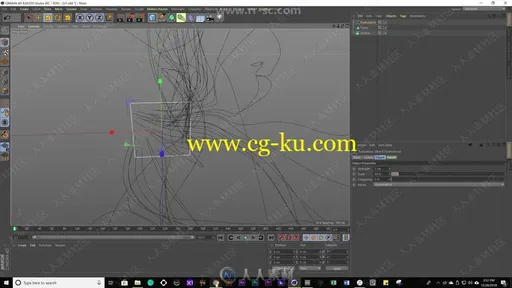 Cinema 4D概念抽象艺术几何图形实例制作视频教程的图片1