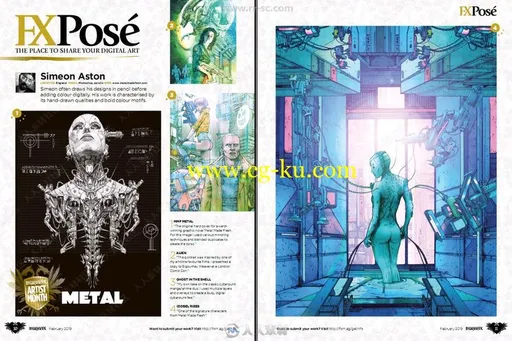 ImagineFX科幻数字艺术杂志2019年总第170期的图片1