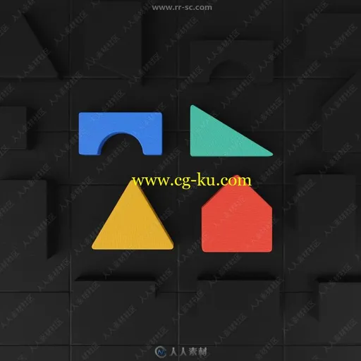 GSG灰猩猩出品175组C4D创意设计3D模型合集的图片3