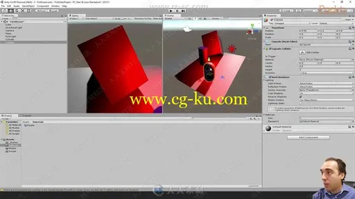 Unity制作VR虚拟现实游戏入门训练视频教程的图片1