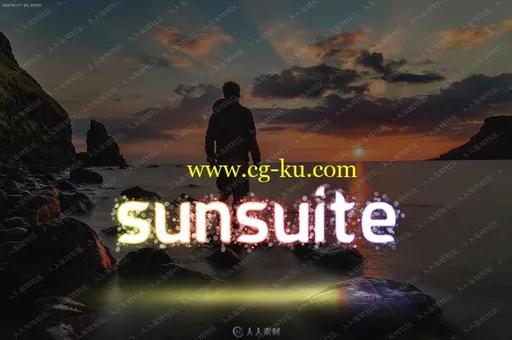 多彩光圈光晕梦幻文字特效PSD模版的图片3