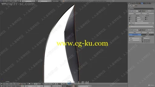 Blender与Substance Painter游戏匕首建模与纹理制作视频教程的图片3