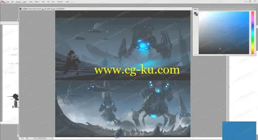 饺子插画师Origin design场景概念设计视频教程的图片2