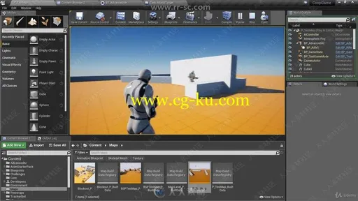 Unreal Engine 4中C++与Blueprint多人网游开发训练视频教程的图片3