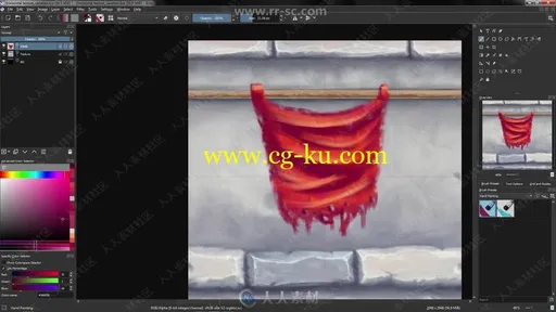 Krita游戏纹理绘制实例训练视频教程的图片2
