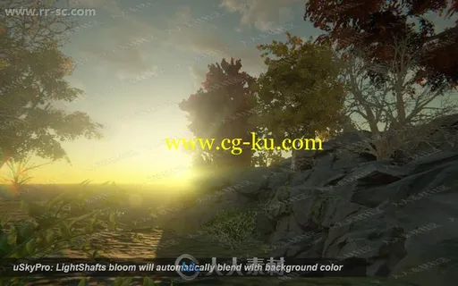 天空太阳光线大气绘制工具Unity游戏素材资源的图片3