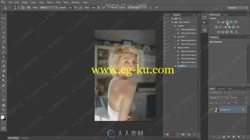 Photoshop动作预设脚本工作流程视频教程的图片1