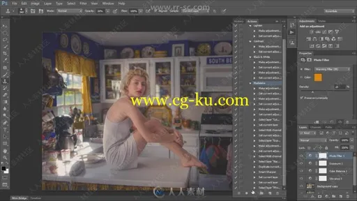 Photoshop动作预设脚本工作流程视频教程的图片2