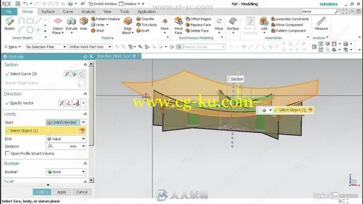 Siemens NX注塑成型设计技术训练视频教程的图片3