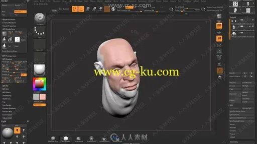 25小时ZBrush雕刻设计国外大师级视频教程的图片3