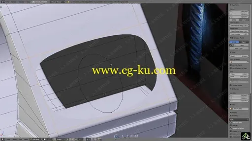 Blender游戏步枪硬表面建模制作视频教程的图片2