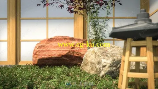15组高精度巨石天然石头3D模型合集的图片2