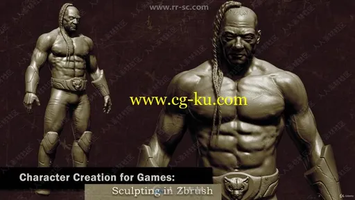 ZBrush游戏人物角色实例雕刻训练视频教程的图片1
