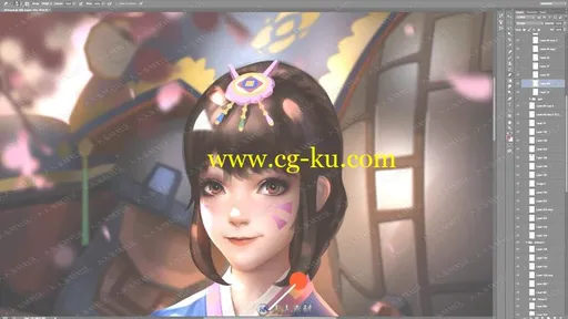 梁星超细致CG人物角色绘画过程2016年05月视频教程的图片3