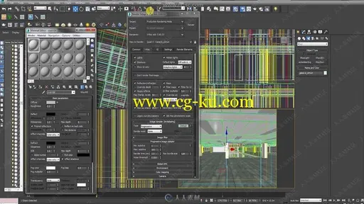 3dsmax中Vray室内照明渲染工作技巧视频教程的图片4