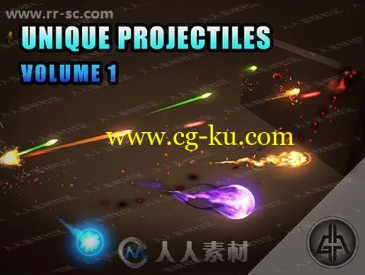 不同颜色轨迹发射火花魔法球粒子系统Unity游戏素材资源的图片1