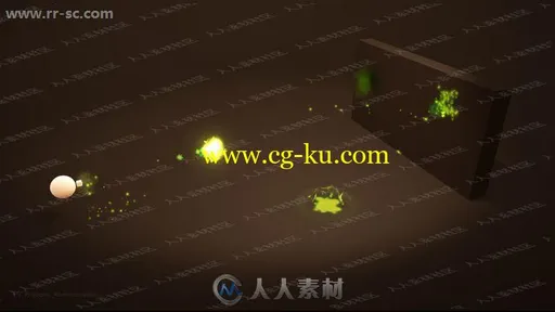 不同颜色轨迹发射火花魔法球粒子系统Unity游戏素材资源的图片3