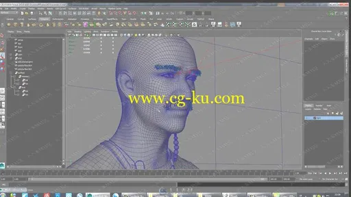ACG超写实角色《剑圣》全流程建模Maya ZBrush视频教程的图片3