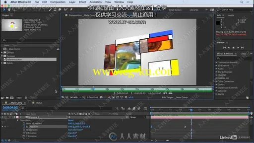 AE CC 2019核心技能训练视频教程之编辑技巧的图片1