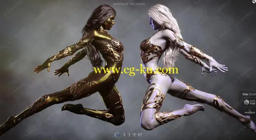 Fantasy Skins超经典人物造型皮肤设计3D模型合集的图片1