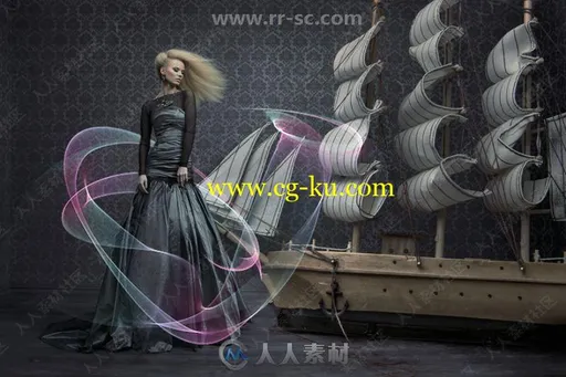 200组彩色粒子光束光线氛围艺术高清图片合集的图片3