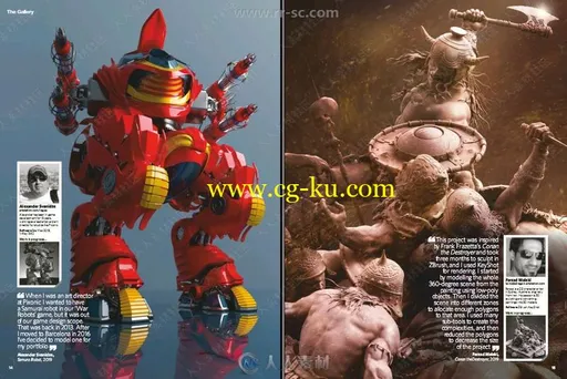 3D艺术家书籍杂志2019年3月刊的图片2