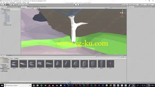 Blender与Unity游戏低模造型制作视频教程的图片1