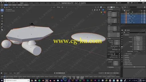 Blender与Unity游戏低模造型制作视频教程的图片2