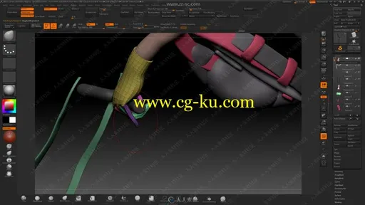 ZBrush与PS二维三维结合角色设计训练视频教程的图片2