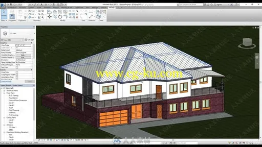 Revit 2019建筑设计初学者入门训练视频教程的图片3