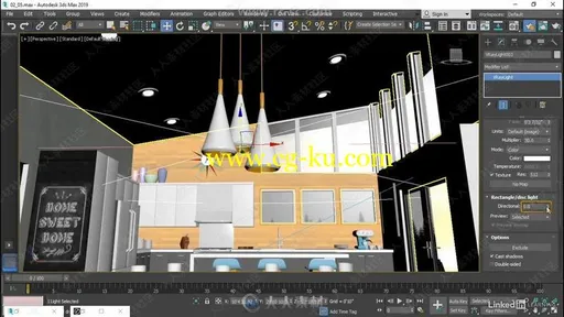 Vray室内照明渲染技术训练视频教程的图片1