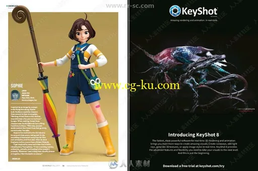 3D世界艺术杂志2019年5月刊的图片3