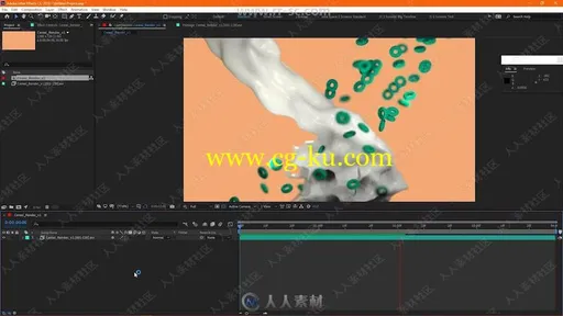 Houdini液体冲击模拟流体特效视频教程的图片2