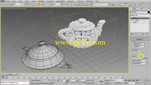 3dsmax初学者建模基础训练视频教程的图片3