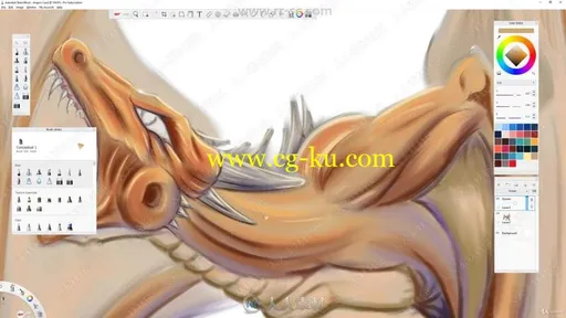SketchBook数字绘画流程技巧视频教程的图片1