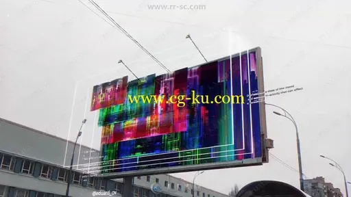 AE与C4D炫酷残像视效实例制作视频教程的图片3